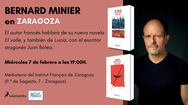 Bernard Minier presenta sus novelas en el Institut Français de Zaragoza